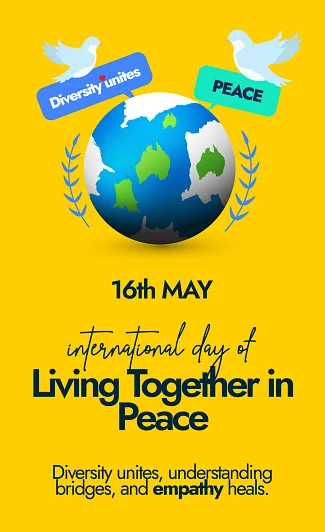 Hari Internasional Hidup Bersama dalam Damai, Cahaya, dan Penemuan: Mengenal Tiga Momentum Penting pada 16 Mei