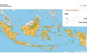 Hujan Lebat dan Angin Kencang Mengancam Sejumlah Wilayah Indonesia