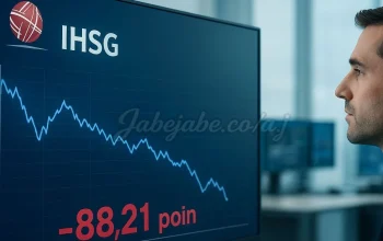 IHSG Melemah Tipis, Saham Bank Lesu Akibat Aksi Jual Investor Asing