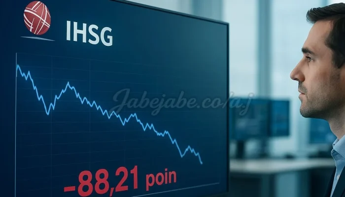 IHSG Melemah Tipis, Saham Bank Lesu Akibat Aksi Jual Investor Asing