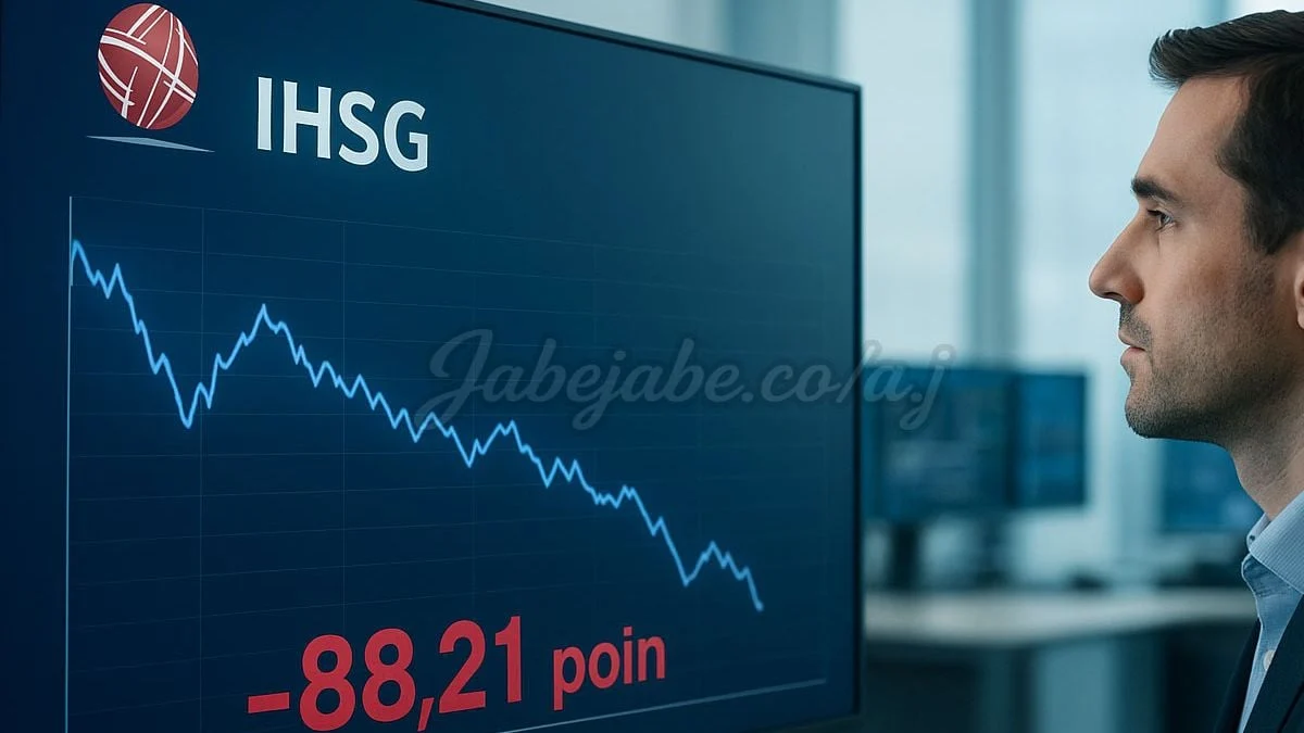 IHSG Melemah Tipis, Saham Bank Lesu Akibat Aksi Jual Investor Asing