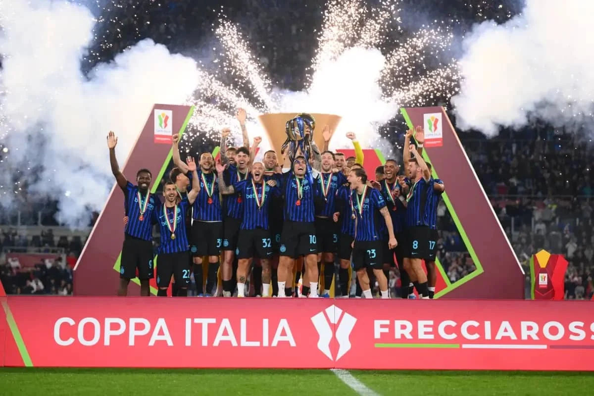 Inter Milan Raih Gelar Ganda Setelah Mengalahkan Lazio di Final Coppa Italia