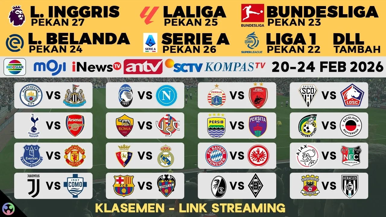Jadwal Bola Malam Ini Live TV: Tanggal 29, 30, 31 Mei 2026