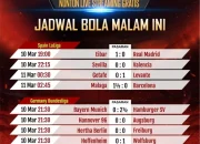Jadwal Bola Malam Ini: Pertandingan Seru dan Penentuan di Berbagai Liga