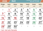 Jadwal Tanggal Merah Juni 2026: Libur Panjang dan Hari Raya