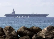 Kapal Induk AS USS Gerald R. Ford Kembali ke Pangkalan setelah 11 Bulan Beroperasi di Timur Tengah