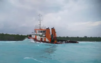 Kapal Tug Boat Samudera Jaya 1 Mengalami Kecelakaan di Perairan Barito Kuala, 4 ABK Tewas
