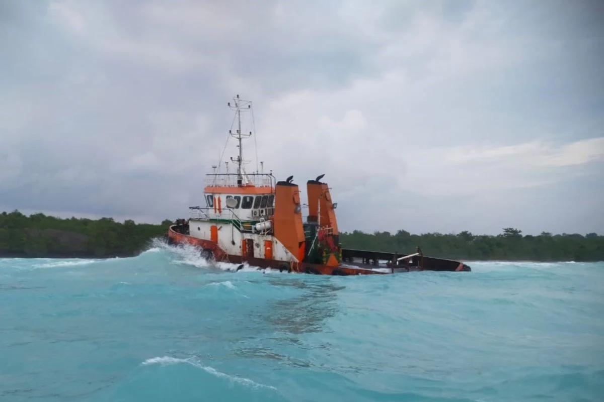 Kapal Tug Boat Samudera Jaya 1 Mengalami Kecelakaan di Perairan Barito Kuala, 4 ABK Tewas