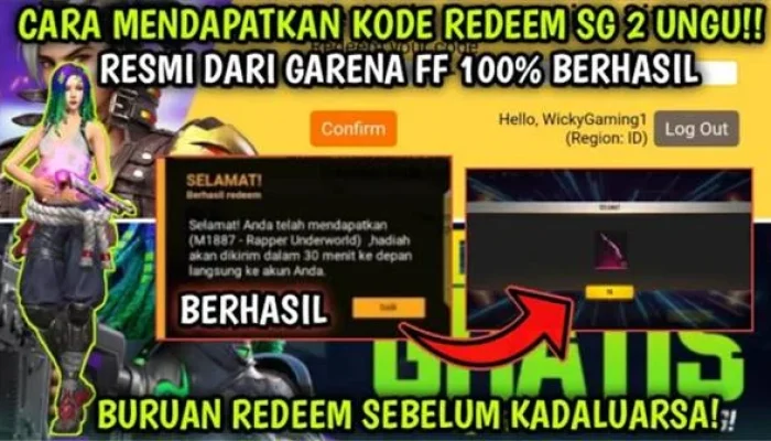 Kode Redeem FF 2026: Amankan Item Eksklusif dan Skin SG2 Mengerikan