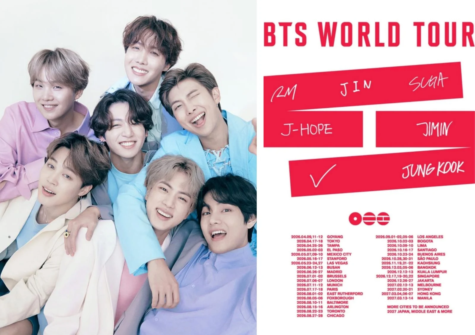Konser BTS 2026: Harga Tiket dan Jadwal Penjualan