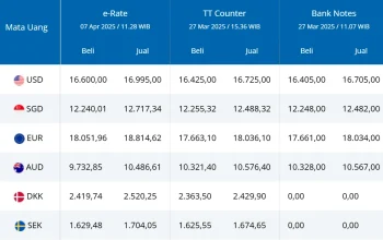 Kurs USD Hari Ini: Pemerintah Berupaya Stabilkan Rupiah