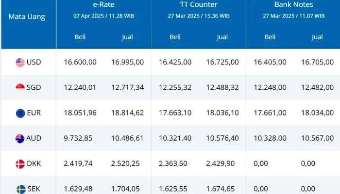 Kurs USD Hari Ini: Pemerintah Berupaya Stabilkan Rupiah