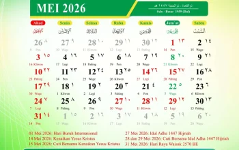 Libur Bulan Mei 2026: Daftar Lengkap Tanggal Merah dan Long Weekend
