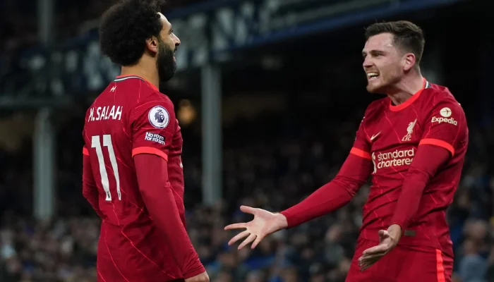 Liverpool FC Berencana untuk Menghormati Mohamed Salah dan Andy Robertson