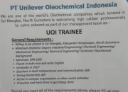 Lowongan Kerja di PT Unilever Oleochemical Indonesia: Syarat dan Cara Pendaftaran