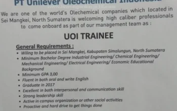 Lowongan Kerja di PT Unilever Oleochemical Indonesia: Syarat dan Cara Pendaftaran