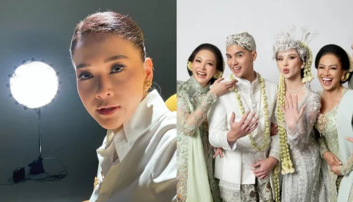 Maia Estianty dan Irwan Mussry Jenguk Alyssa Setelah Melahirkan Anak Pertama