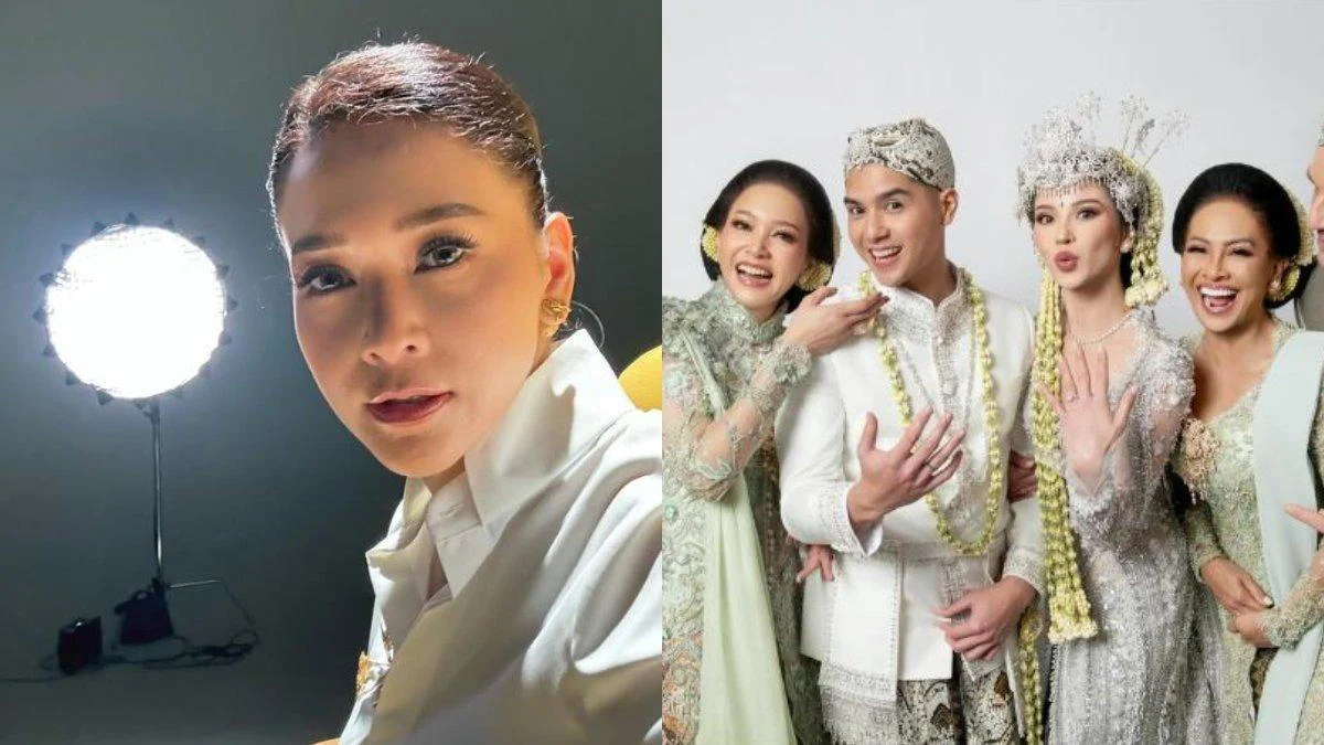 Maia Estianty dan Irwan Mussry Jenguk Alyssa Setelah Melahirkan Anak Pertama