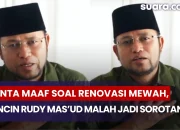 Minta Maaf Soal Renovasi Rumah Jabatan Mewah, Cincin Rudy Mas’ud Jadi Sorotan