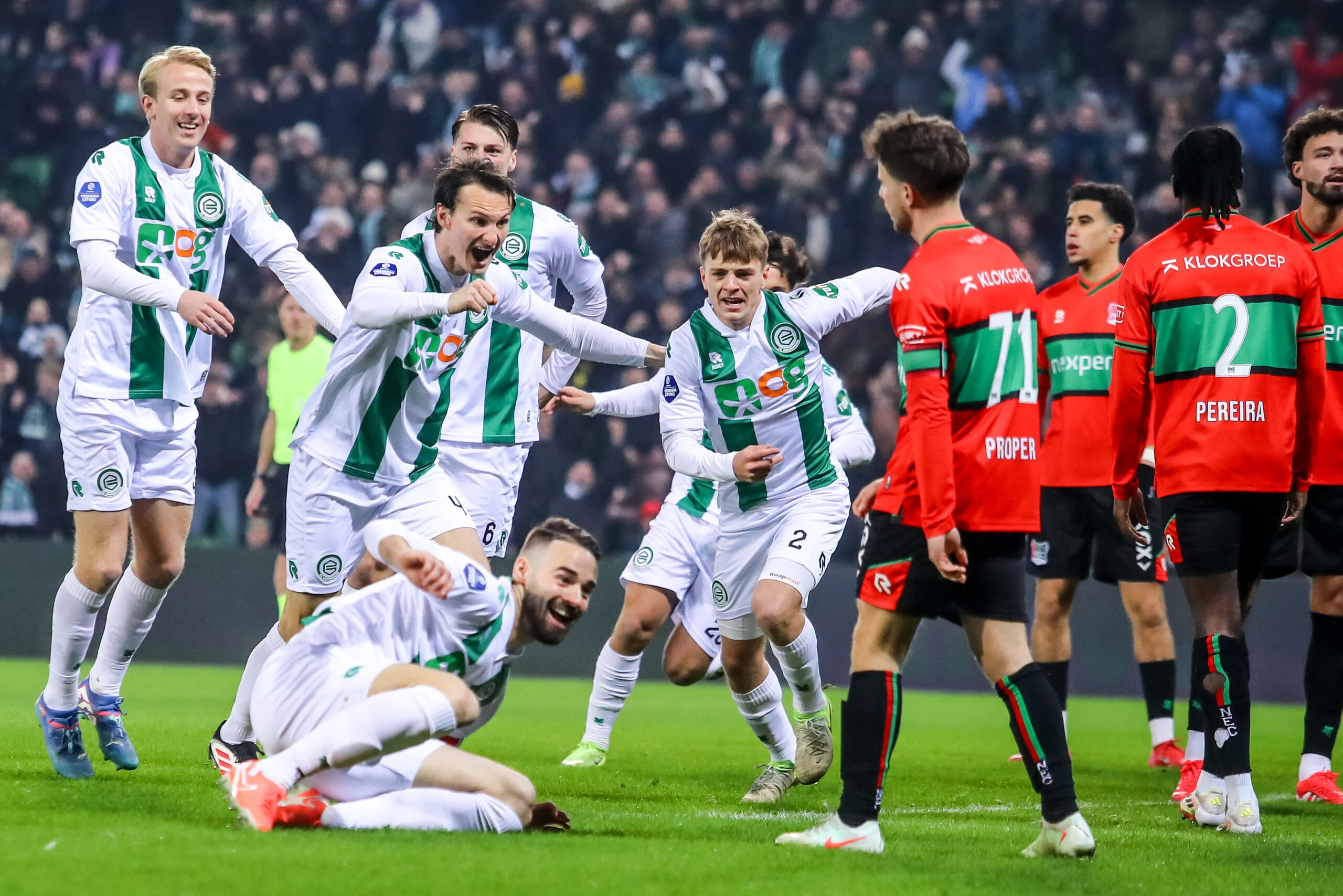NEC Nederlaag Tersengat-sengat di Groningen, Pemain dan Pelatih Kecewa