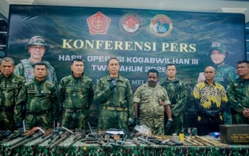 Operasi TNI di Papua: Sita Senjata dan Amunisi TPNPB-OPM