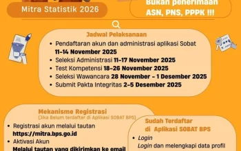Pendaftaran Mitra Statistik BPS 2026 Dibuka, Apa yang Perlu Diketahui?