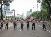 Pengamanan Ketat di Jakarta: 14.237 Personel Gabungan Jaga Titik Demo Harkitnas