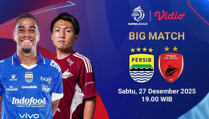 Persib Bandung Unggul 2-1 atas PSM Makassar, Satu Langkah Lagi Menuju Gelar Juara Super League 2025-2026