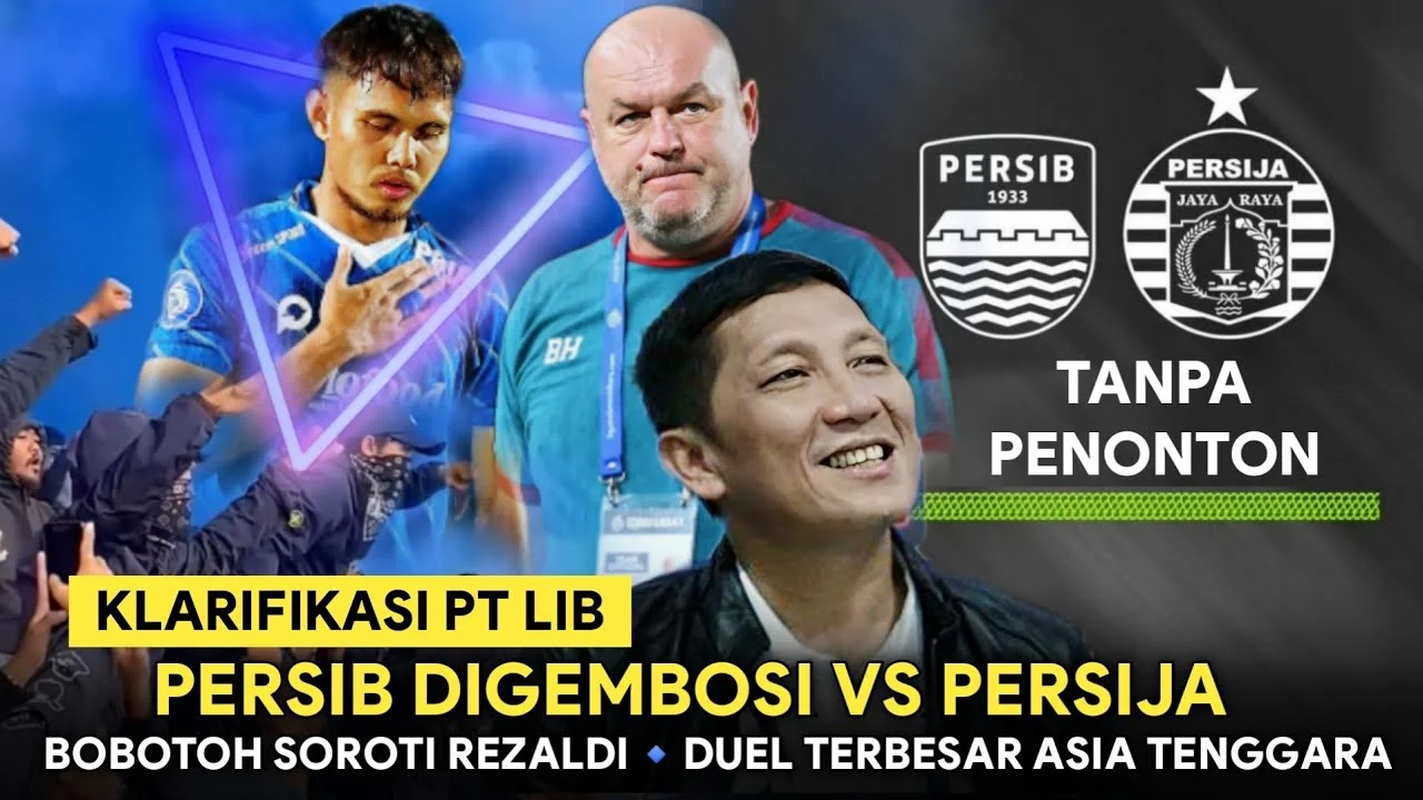 Persija vs Persib: Bojan Hodak Tak Main-Main, Rekor Tiga Tahun Jadi Bukti