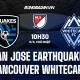 Pertarungan Sengit di Liga MLS: San Jose Earthquakes vs Vancouver Whitecaps