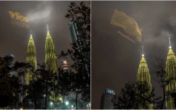 Pertunjukan Drone 'Masters of the Universe' Menghiasi Langit Bukit Bintang, Malaysia Siap Sambut Film Baru