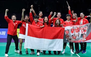 Piala Uber: Sempat Tertinggal, Indonesia Tekuk Denmark dengan Dominasi Putri KW