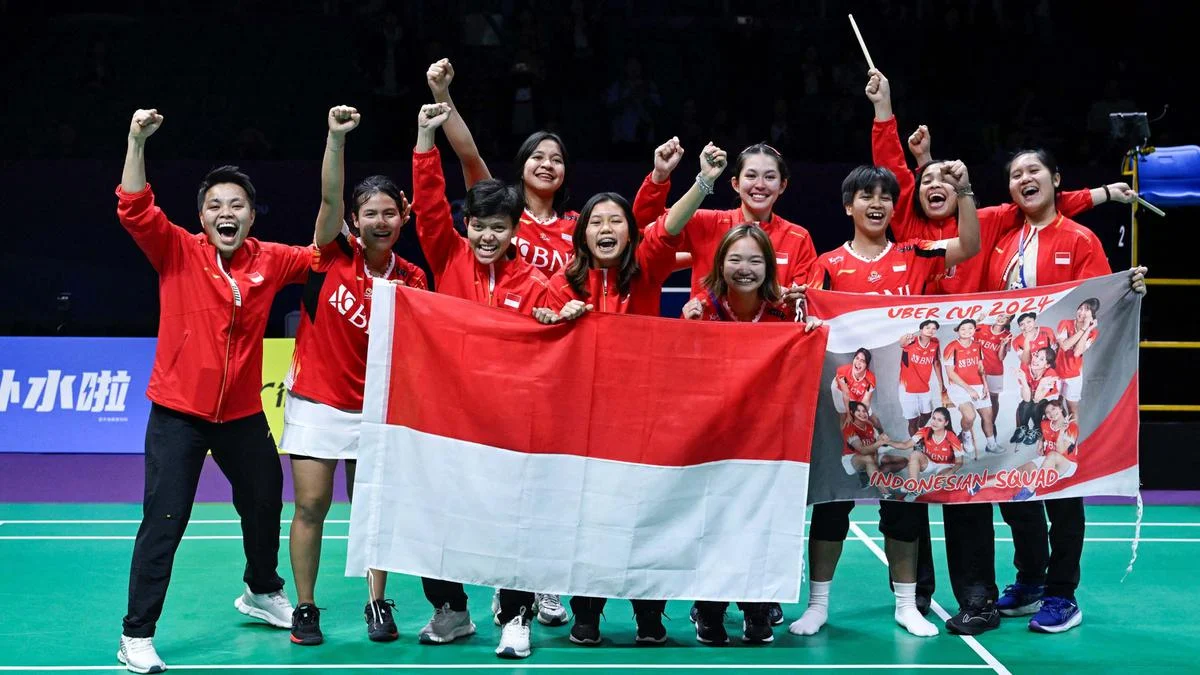 Piala Uber: Sempat Tertinggal, Indonesia Tekuk Denmark dengan Dominasi Putri KW