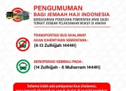 PPIH Gratiskan Bus Shalawat untuk Jamaah Haji Indonesia, Imbauan Tidak Perlu Bayar dan Beri Tip ke Sopir