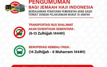 PPIH Gratiskan Bus Shalawat untuk Jamaah Haji Indonesia, Imbauan Tidak Perlu Bayar dan Beri Tip ke Sopir