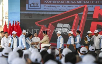 Prabowo Resmikan 1.061 Koperasi Merah Putih, Sebuah Tonggak Bersejarah Bagi Ekonomi Desa