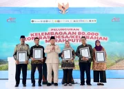 Presiden Prabowo Subianto Resmikan Koperasi Desa Kelurahan Merah Putih di Nganjuk
