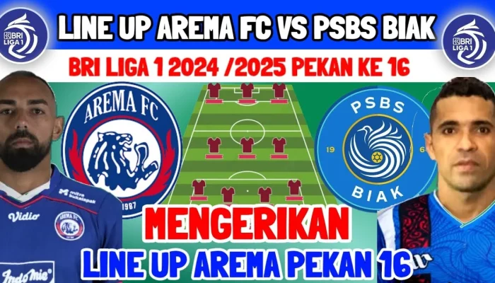 PSBS Biak vs Arema FC: Selebrasi Unik Pemain PSBS Jadi Sorotan