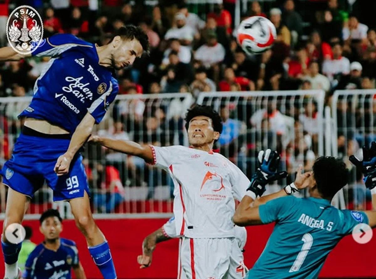 PSIM Yogyakarta Melibas Malut United 2-0 di BRI Super League