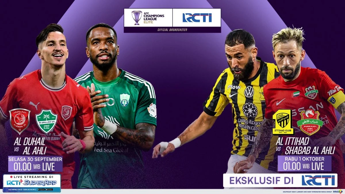 RCTI Live Hadirkan AFC Champions League Elite 2026-2027