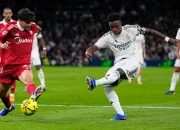 Real Madrid Tundukkan Sevilla Berkat Gol Vinicius Junior