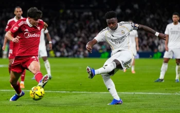Real Madrid Tundukkan Sevilla Berkat Gol Vinicius Junior