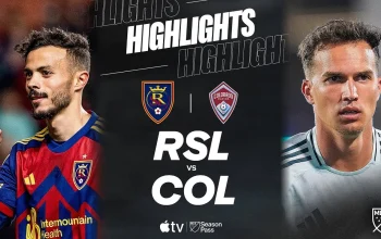 Real Salt Lake Raih Kemenangan 2-1 atas Colorado Rapids di Rocky Mountain Cup