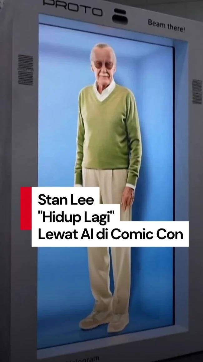 Stan Lee Dihidupkan Kembali dengan Teknologi AI