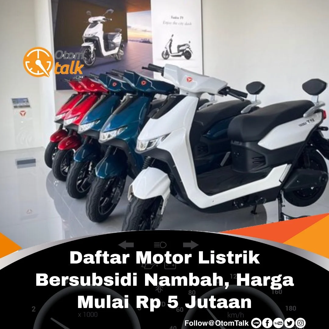Subsidi Motor Listrik Rp 5 Juta Mulai Juni, Ini Target Pemerintah