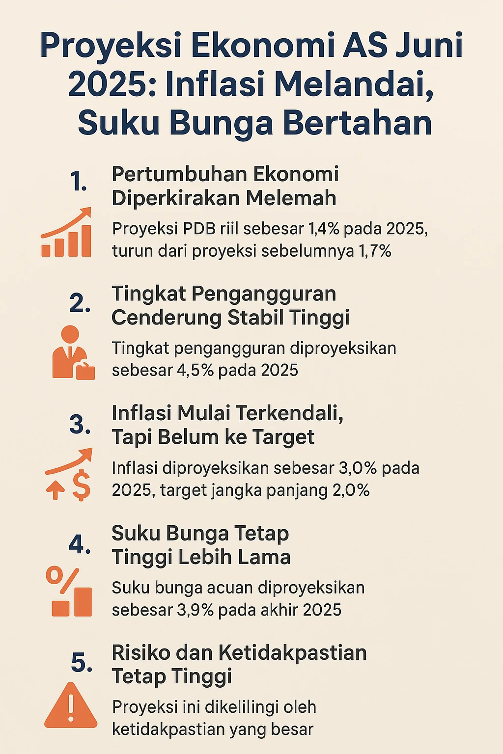 Suku Bunga dan Inflasi: Dinamika Ekonomi Global yang Terus Berubah