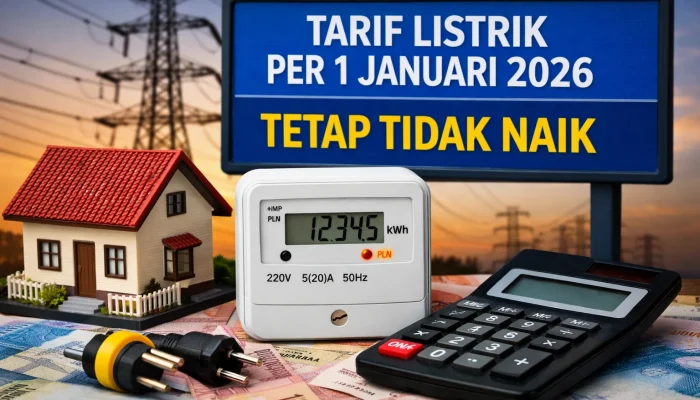 Tarif Listrik 2026 Tetap Stabil: Pemerintah Jaga Daya Beli & Industri Nasional