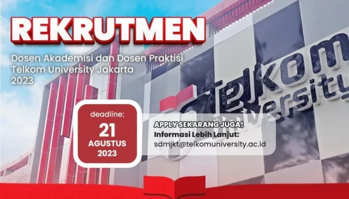 Universitas Telkom Buka Rekrutmen Dosen dan Kolaborasi untuk Dukung Program SDGs