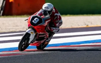 Veda Ega Pratama Cetak Rekor Top Speed 222,2 km/jam dan Finis P6 di Moto3 Jerez, Spanyol