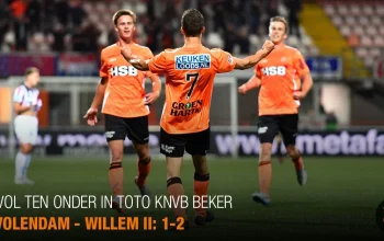 Willem II Terpuruk, FC Volendam Unggul 1-2 di Tilburg